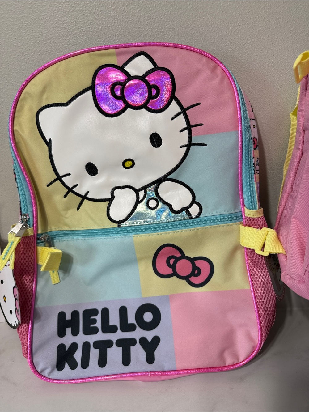 Hello Kitty Backpack Set- Pink Multicolor - Picture 2 of 7